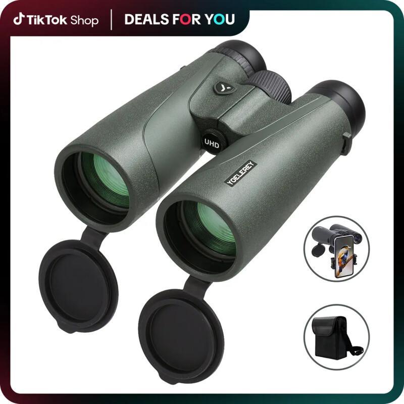 15x52 Binoculars – High Magnification, BAK4 Prism, Large Eyepieces For Bird Watching & Hiking