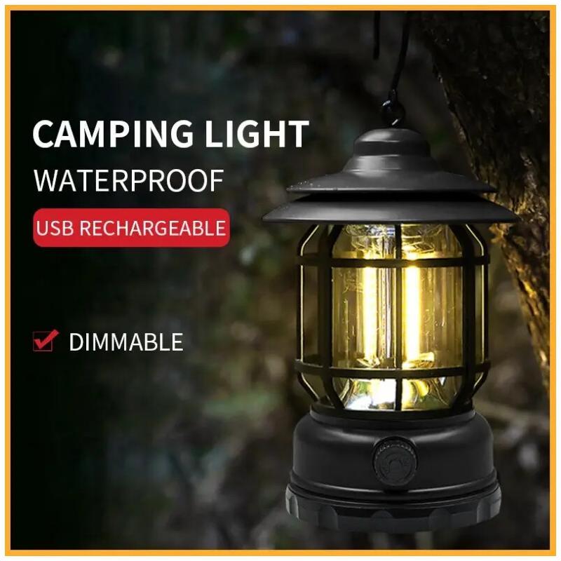 Rechargeable LED Camping Light – Portable Tent & Emergency Lamp