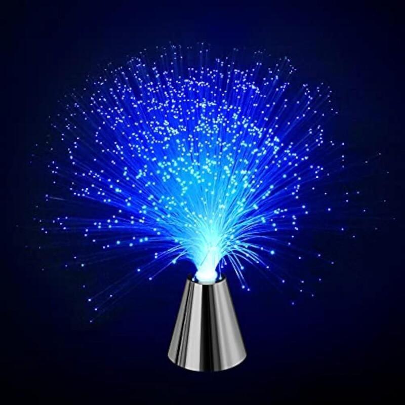 Color-Changing Fiber Optic LED Lamp
