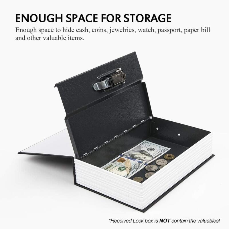 Combination Lock Book Safe