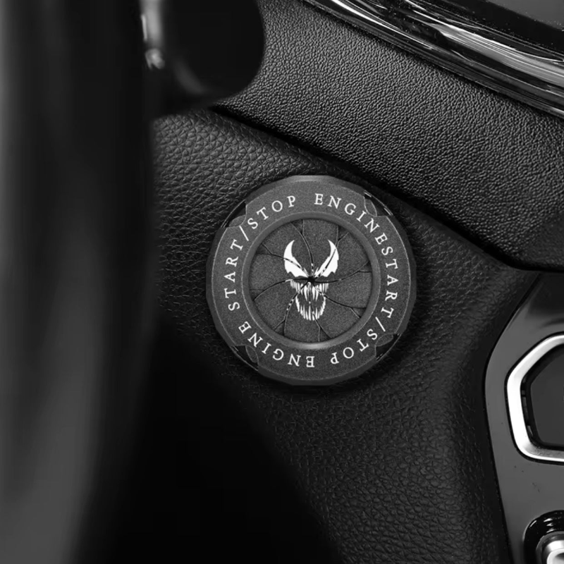 Twist Lock Design Car Start Stop Button Cover