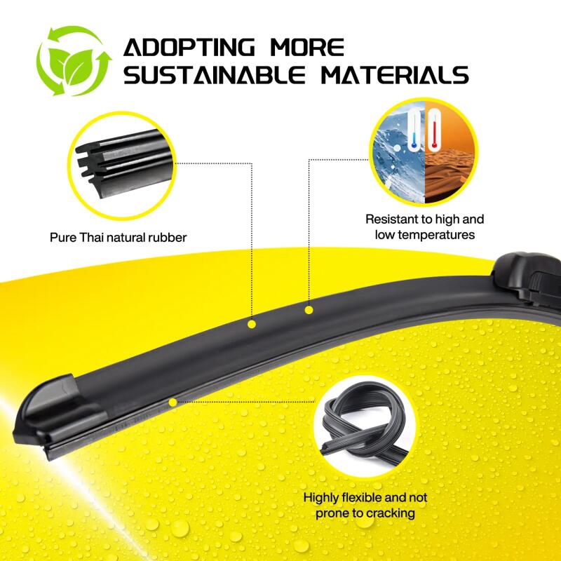 Wiper Blade For Toyota Honda Nissan Hyundai– Premium U-Hook Compatible, Durable & Easy Installation, Fits Multiple Toyota Models Up Car