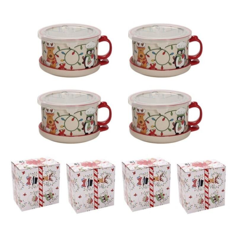 Christmas Sale 25-oz Mug Meals W/ Lid-its