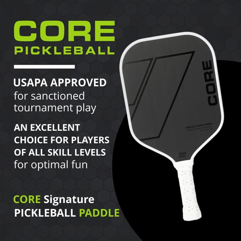 CORE Reaction Pro Pickleball Paddle - T700 Carbon Fiber (16mm)