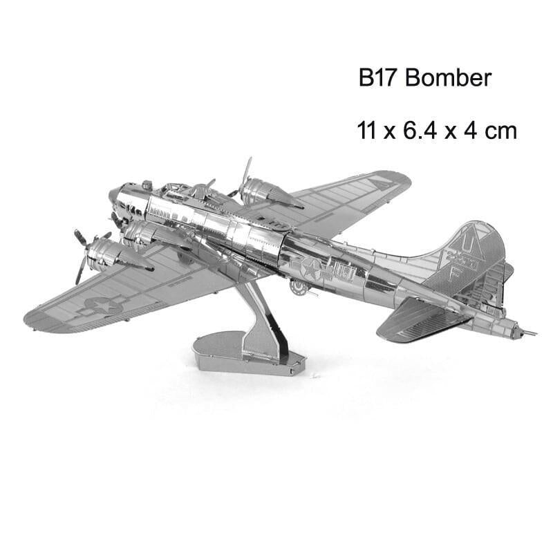 3D Metal Puzzle: Build Your Own Aircraft - No Glue Required!