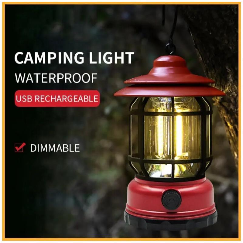 Rechargeable LED Camping Light – Portable Tent & Emergency Lamp