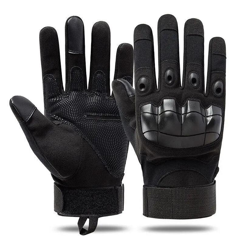 Tactical Full-Finger Gloves – Soft Knuckle, Touchscreen, Non-Slip, Breathable