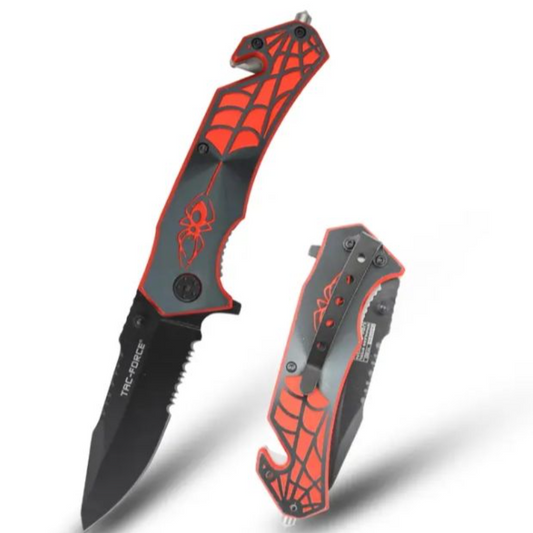 Tac Force Spider-Man Rescue Tactical Folding Knife TF-553