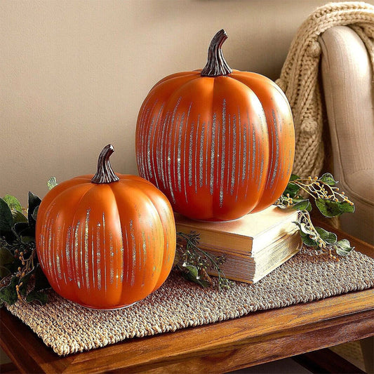 LED Illuminated Pumpkin Decorations
