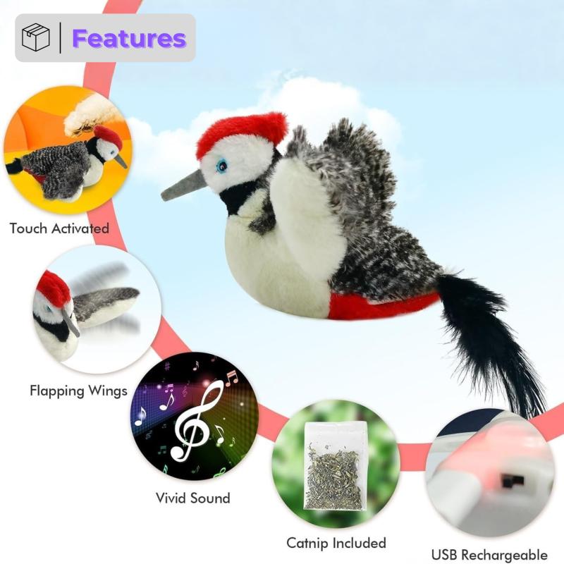 Lifelike Bird Toy For Cat