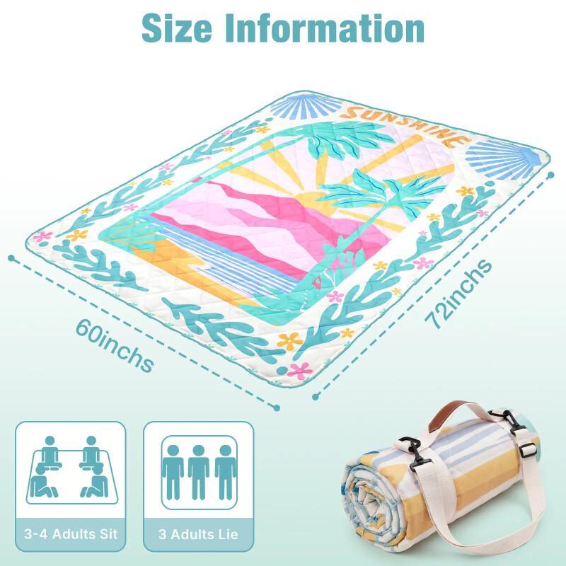 Waterproof Picnic Blanket – Portable Foldable Outdoor Mat
