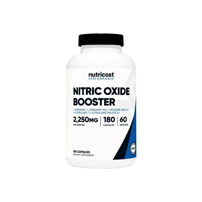 Nitric Oxide Booster Capsules - 2250mg Per Serving - Dietary And Healthcare Supplement