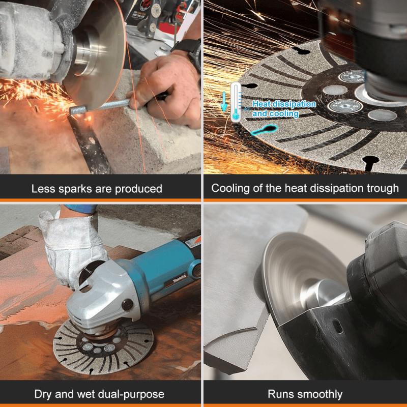 Angle Grinding Wheel – Electroplated Diamond 4 ½" PLUS
