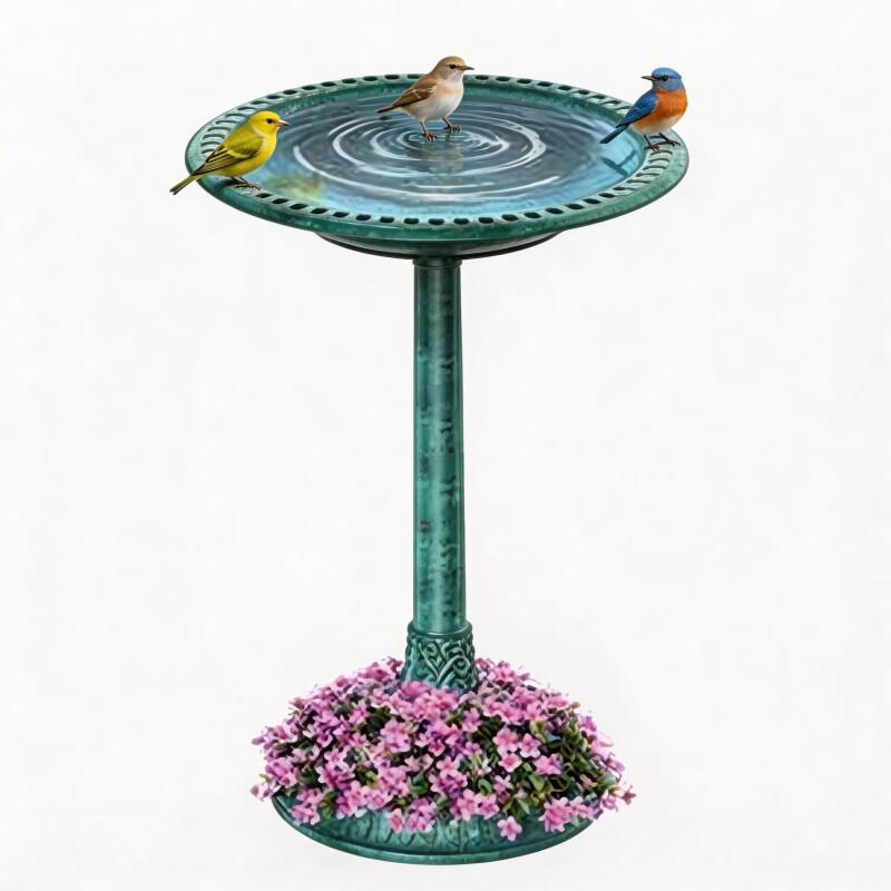 Solar Bird Bath Fountain – Floating Water Pump With 6 Nozzles For Garden & Pond