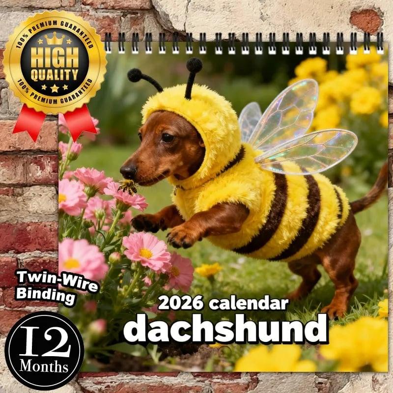 2026 Dachshund Wall Calendar