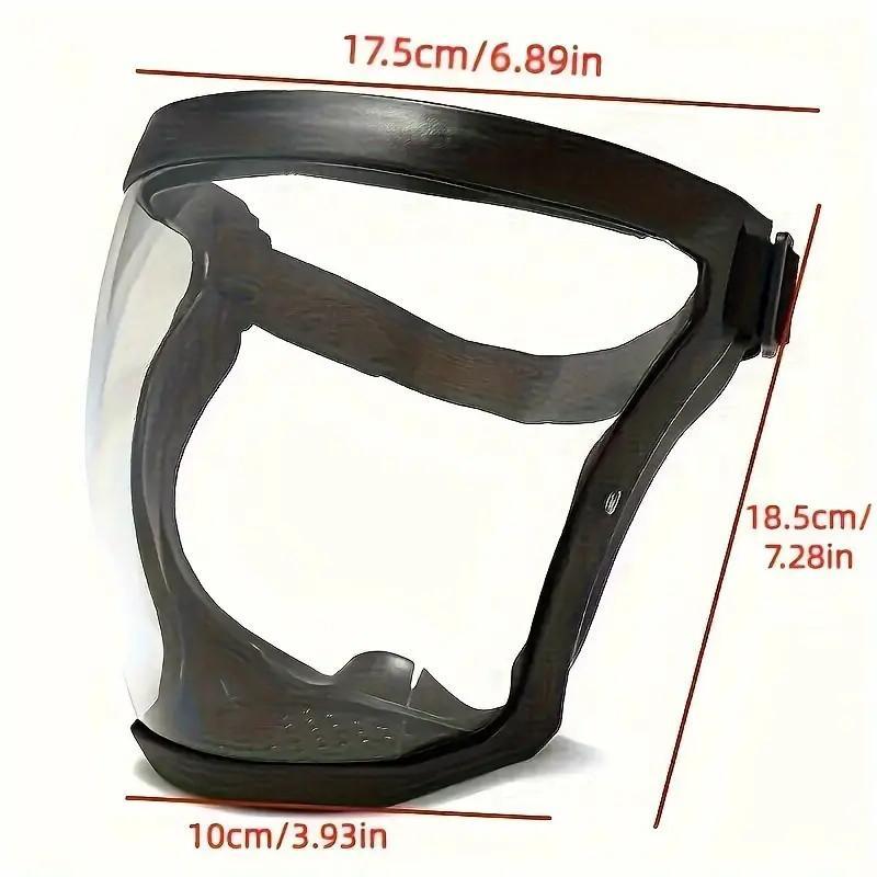 Adjustable Full-Face Protective Shield – Heat & Impact Resistant