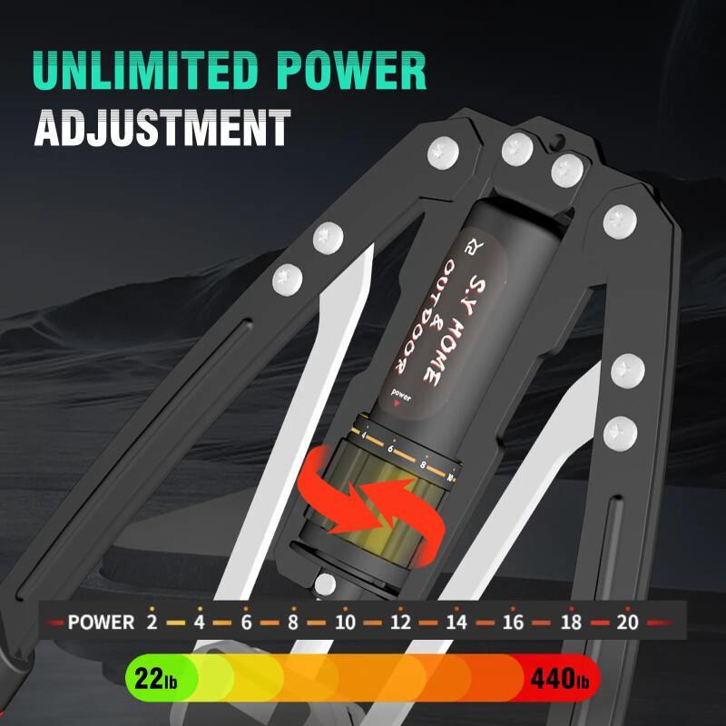 Hydraulic Arm & Chest Trainer – Adjustable Resistance With Smart Counter