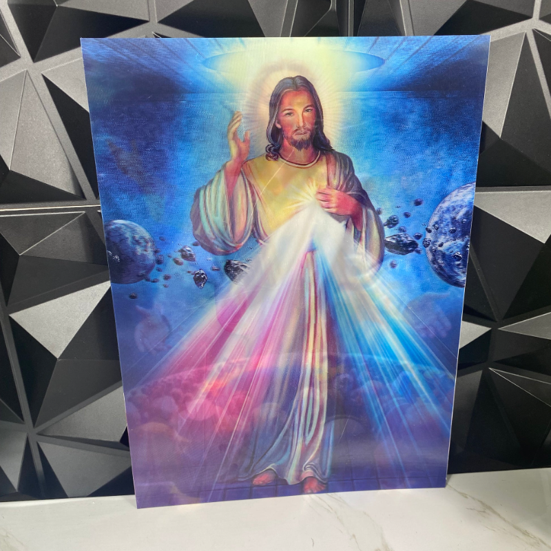 Jesus Christ 3D Lenticular Poster