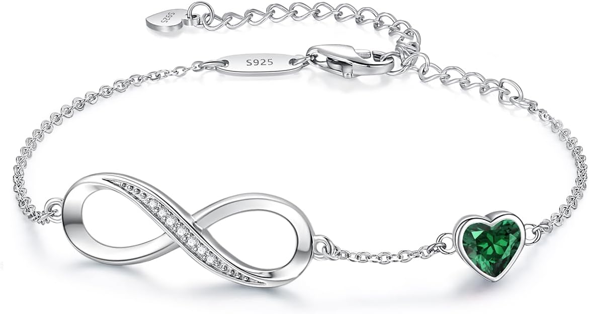 Mobius Strip Monthly Commemorative Bracelet