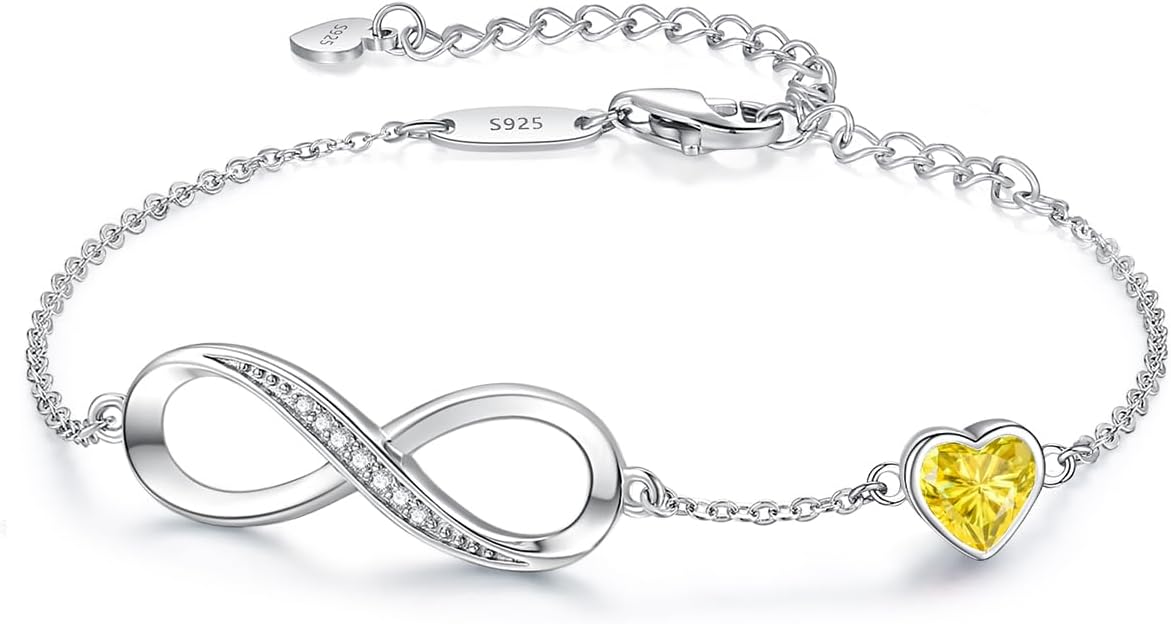 Mobius Strip Monthly Commemorative Bracelet