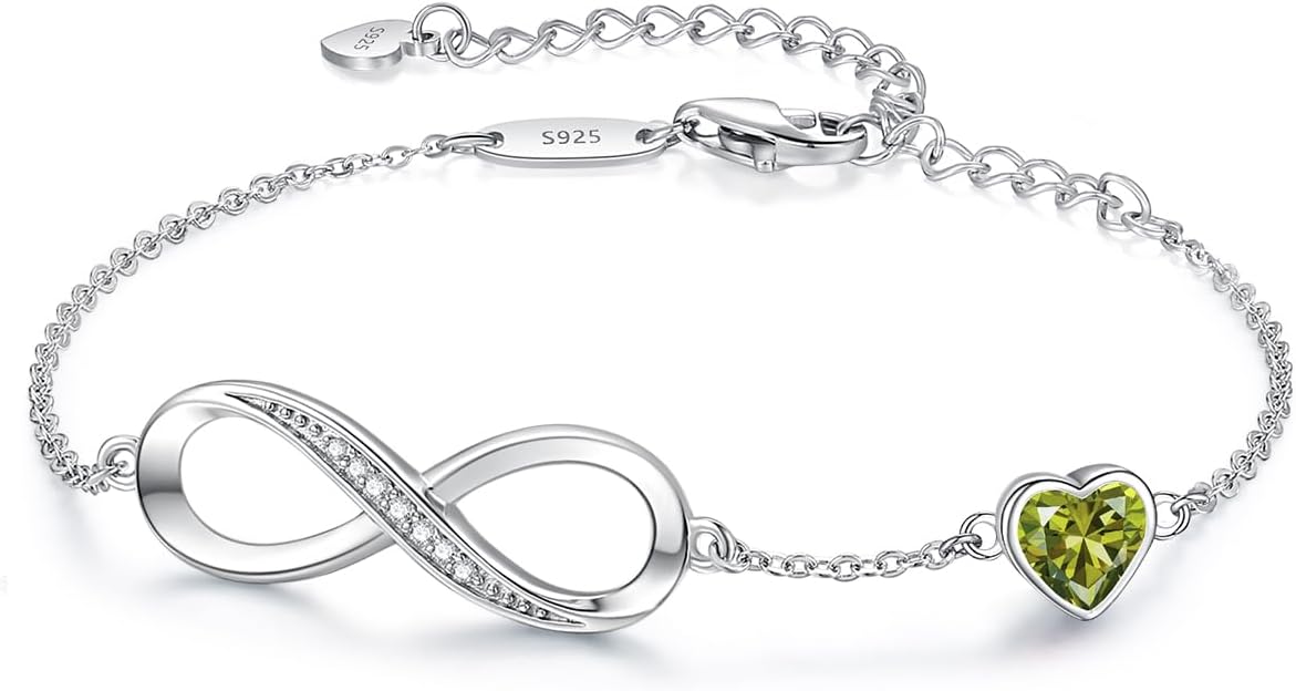 Mobius Strip Monthly Commemorative Bracelet