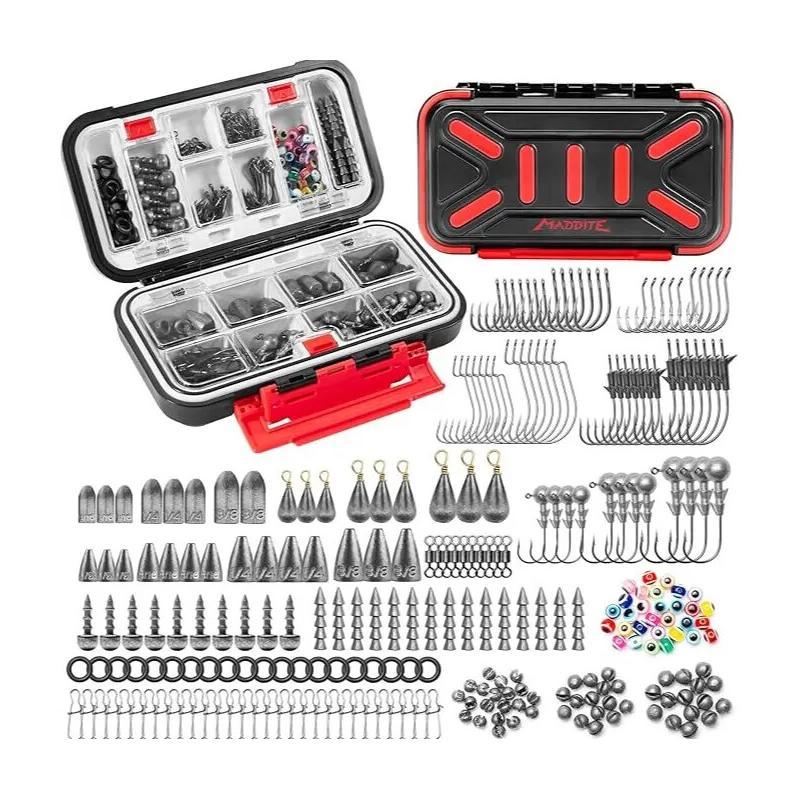MadBite Fishing Kit – Complete Tackle Set With Hooks, Sinkers & Bobbers