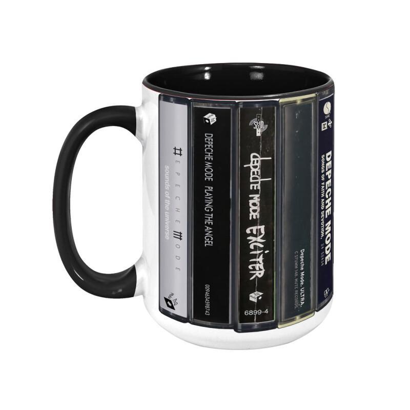 Depeche Mode Albums Cassette Collection Mug - Retro Music Gift