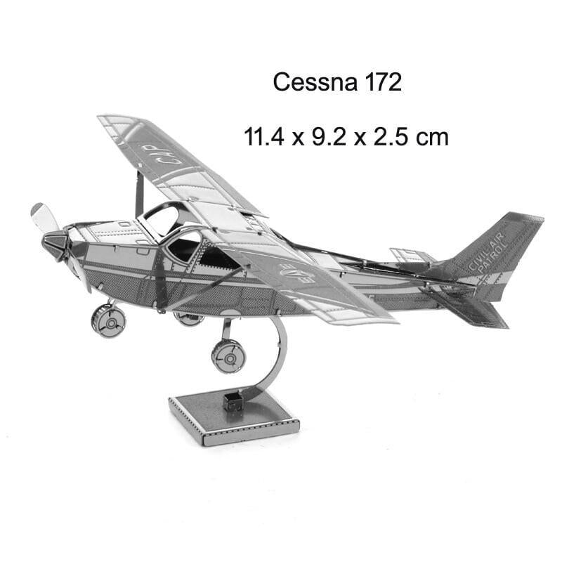 3D Metal Puzzle: Build Your Own Aircraft - No Glue Required!