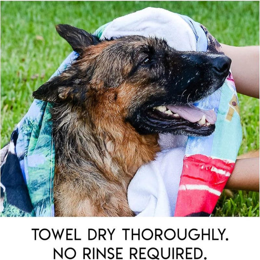 Rinse-Free Dog Shampoo Mitts – Hypoallergenic Pet Bath Wipes
