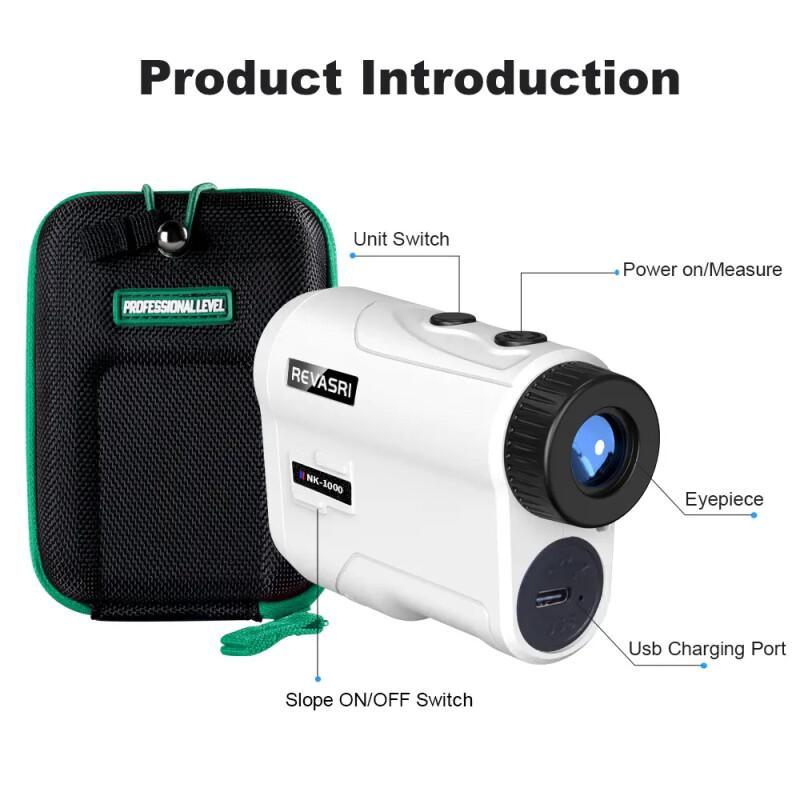 Laser Golf Rangefinder – Slope & Flag Lock With Vibration