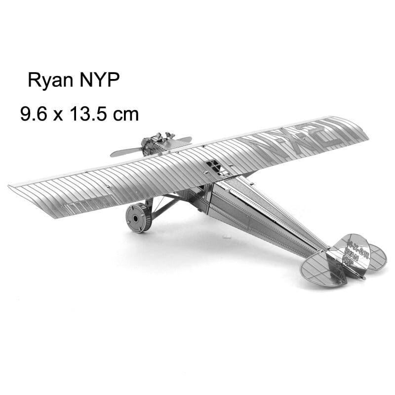 3D Metal Puzzle: Build Your Own Aircraft - No Glue Required!