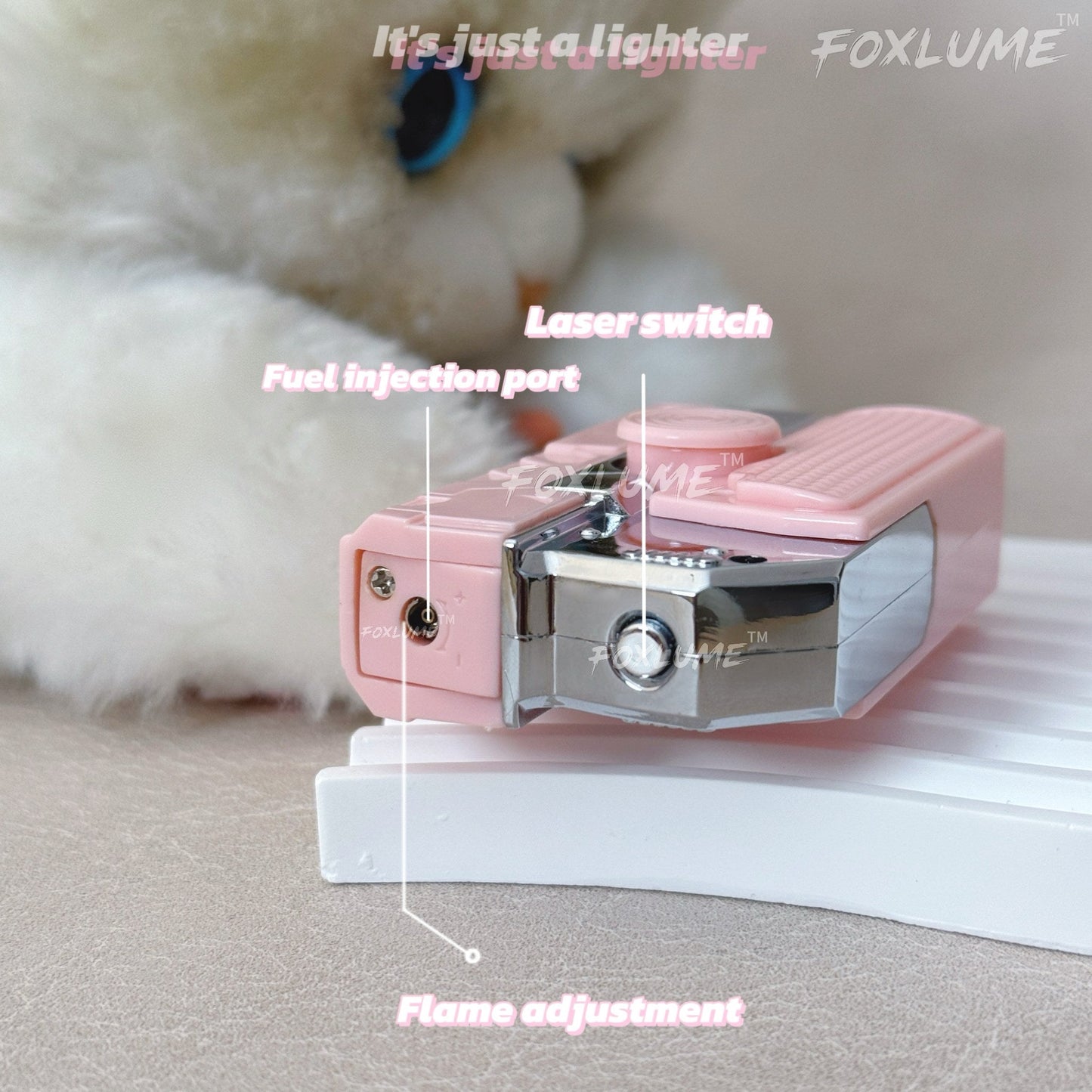 Mother'S Day Gift-Elegant Fidget Lighter:-Foldable Windproof Flame with Gyroscope for Stress Relief