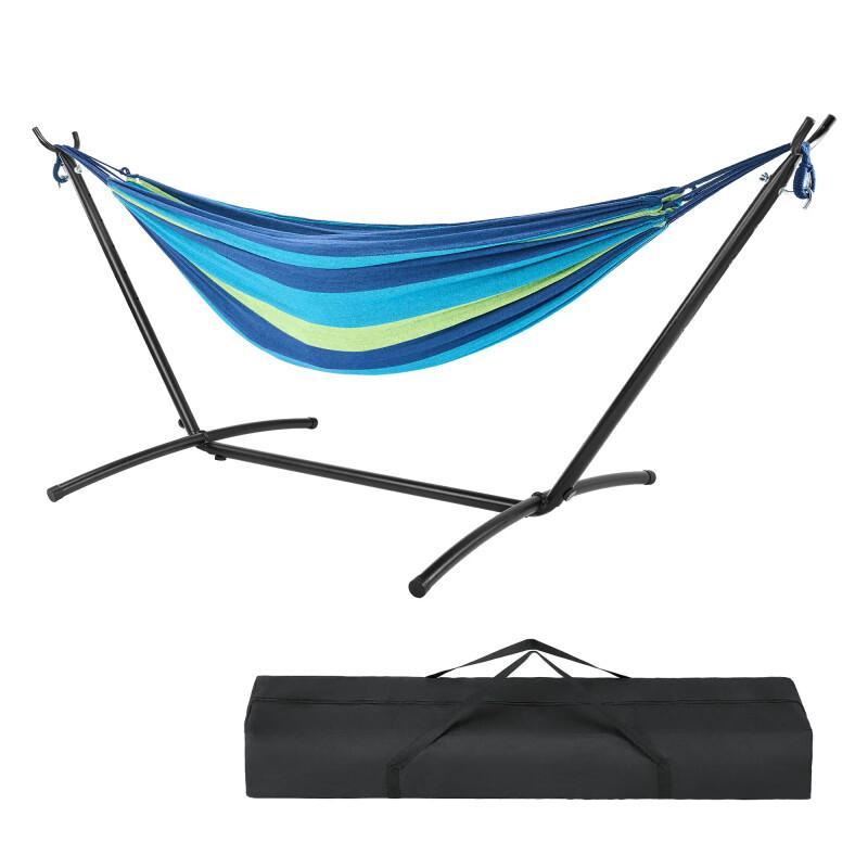 Portable Hammock With Stand – 450LB Steel Frame Outdoor Lounge