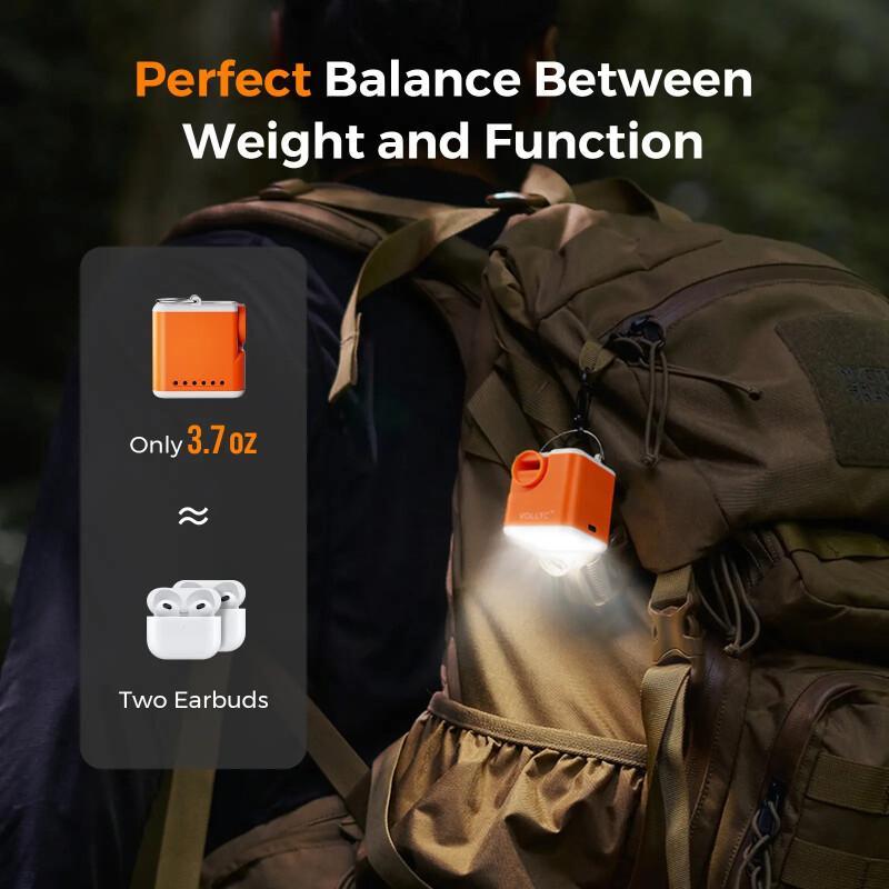 Portable Mini Air Pump For Inflatables With LED Light