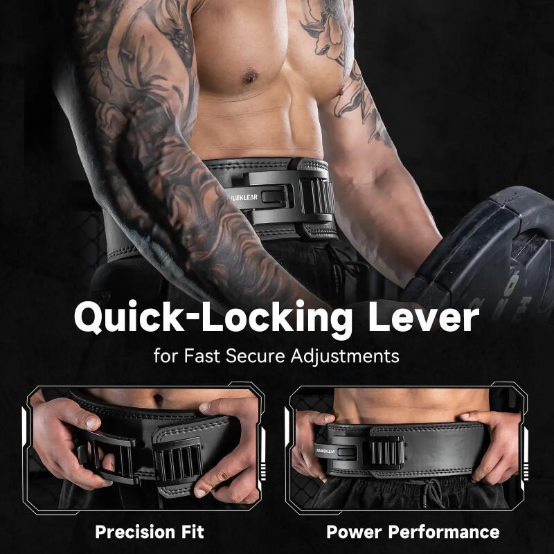 Lever Weightlifting Belt – Adjustable Heavy Duty Support For Men & Women
