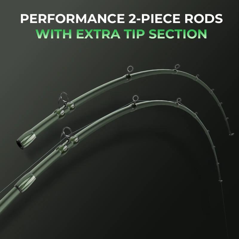 Spartacus II Twin-Tip Fishing Rod And Reel Combo