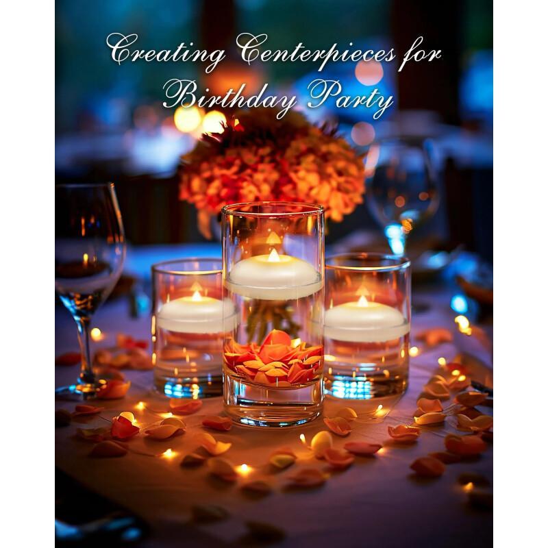 Flameless Floating LED Candles (24 Pack) – Waterproof Tealights