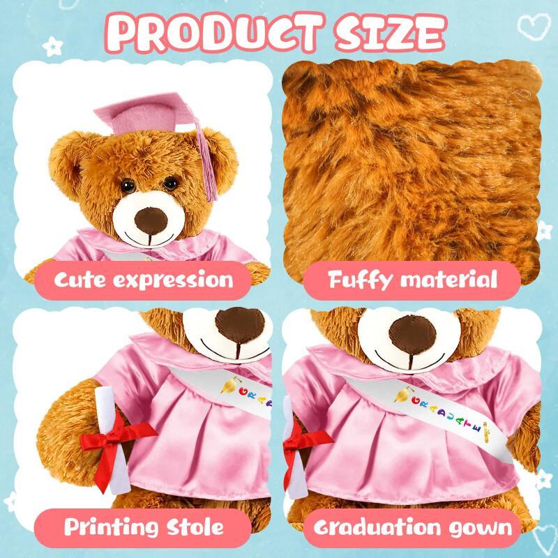 Graduation Teddy Bear 2026 – Plush Gift With Cap & Gown