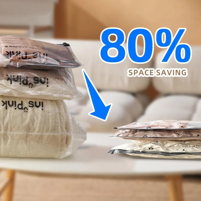 Travel Vacuum Storage Bags – Compact Space Saver With Electric Pump