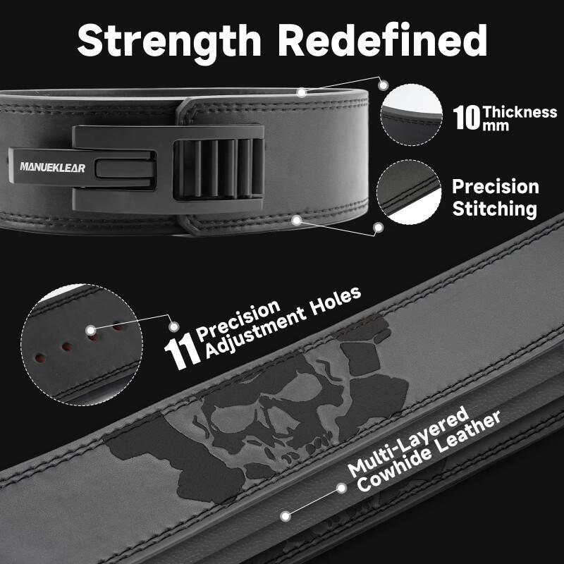 Lever Weightlifting Belt – Adjustable Heavy Duty Support For Men & Women