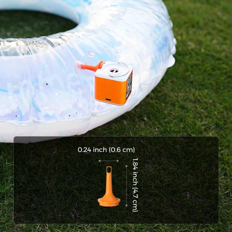 Portable Mini Air Pump For Inflatables With LED Light