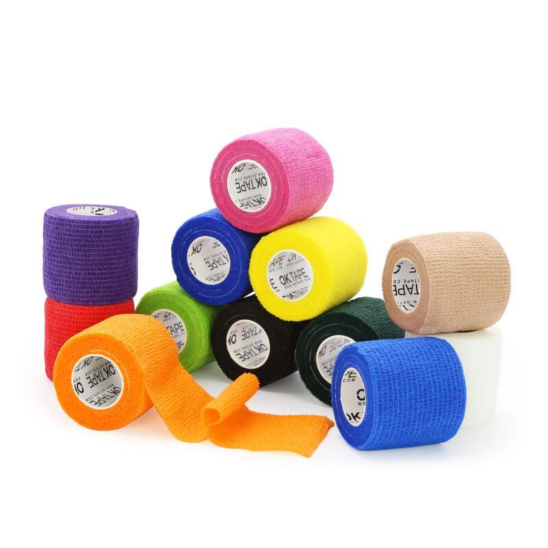 OK TAPE Self Adherent Bandage Wrap 12-Pack – 2" X 5 Yards Non-Woven Vet & Sports Wrap