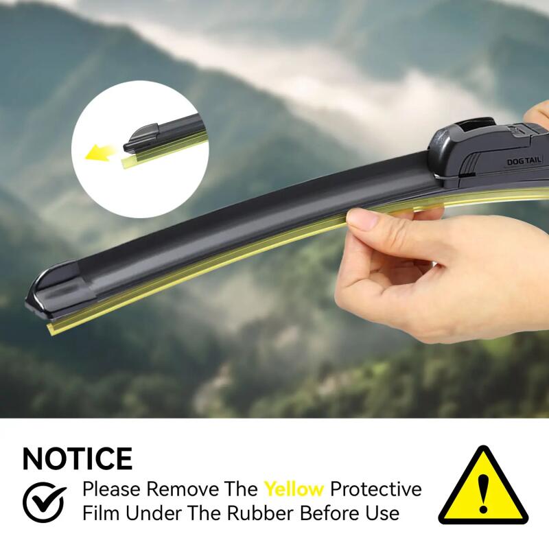 Wiper Blade For Toyota Honda Nissan Hyundai– Premium U-Hook Compatible, Durable & Easy Installation, Fits Multiple Toyota Models Up Car