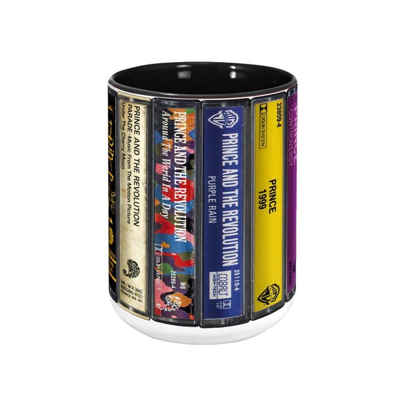 Prince Albums Cassette Collection Mug - Retro Music Gift