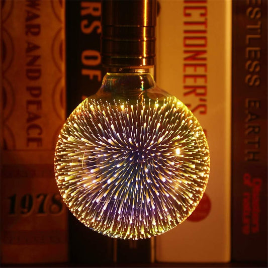 Firework Design Colorful LED Bulb