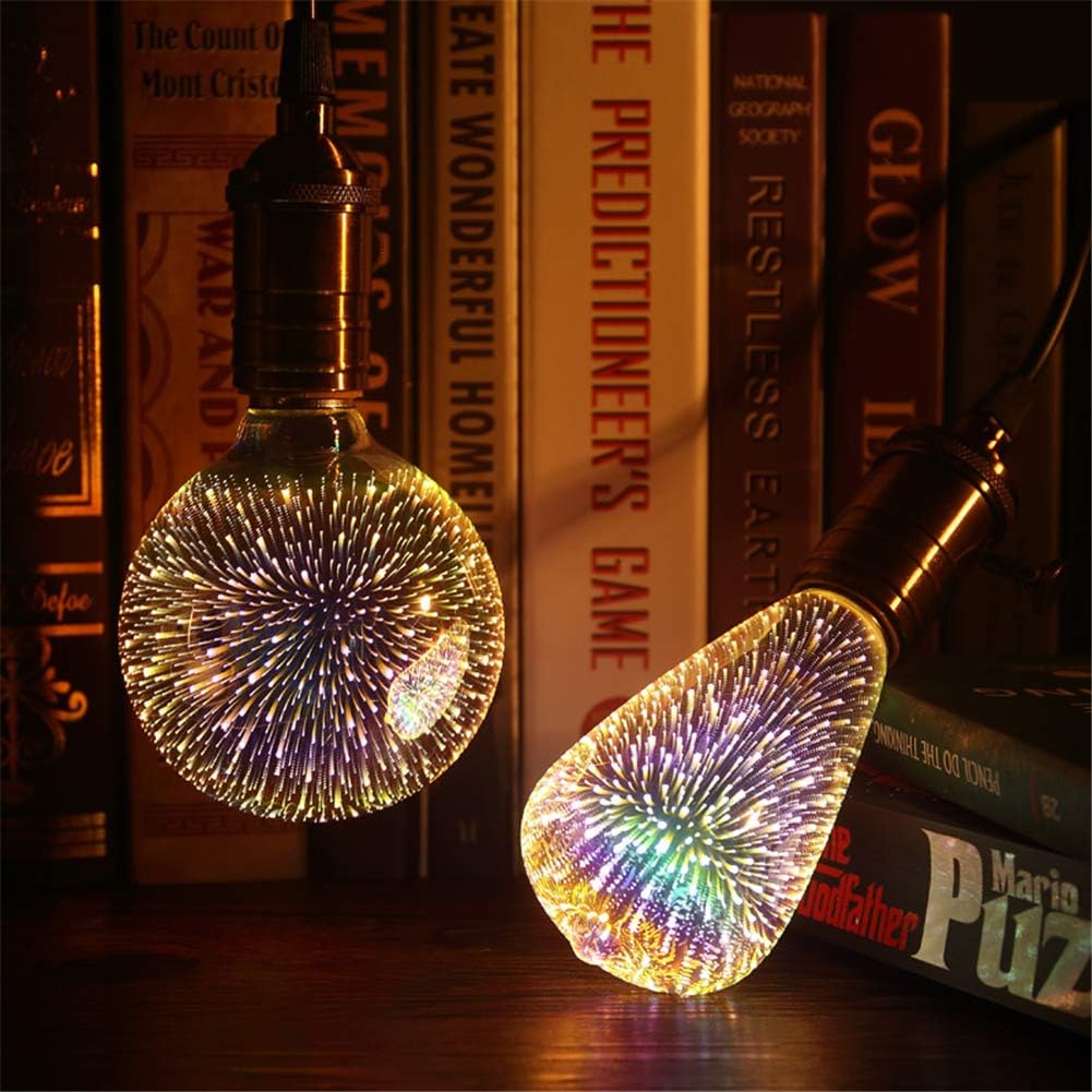 Firework Design Colorful LED Bulb