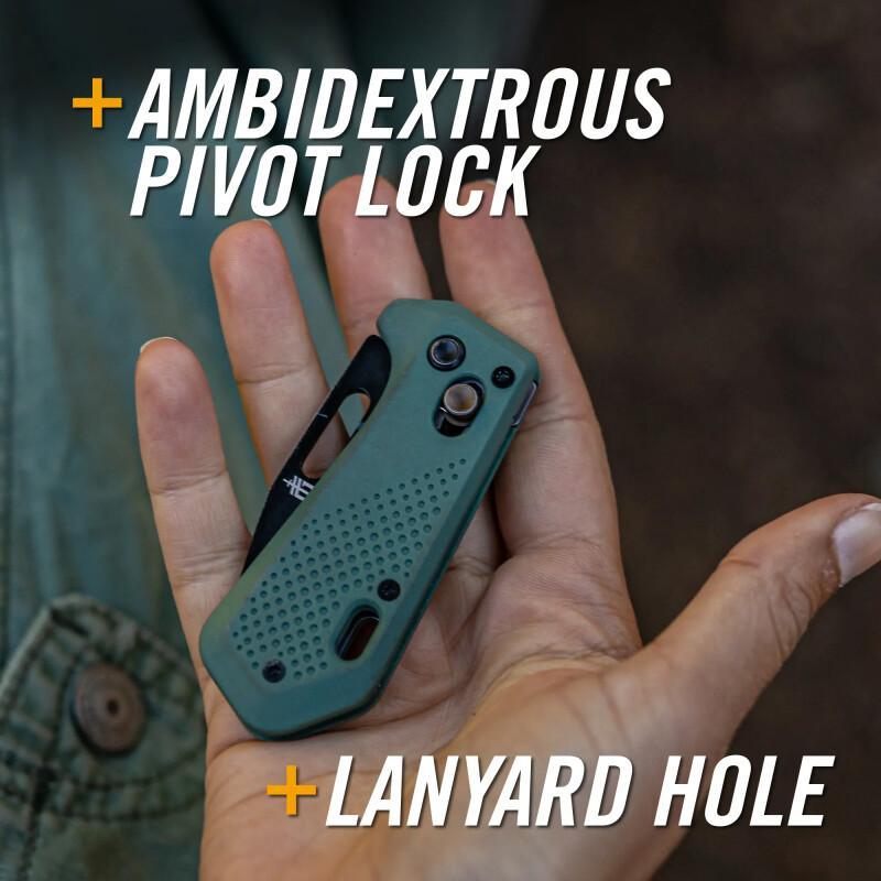 Lightweight EDC Clip Folding Pocket Knife Plain Edge