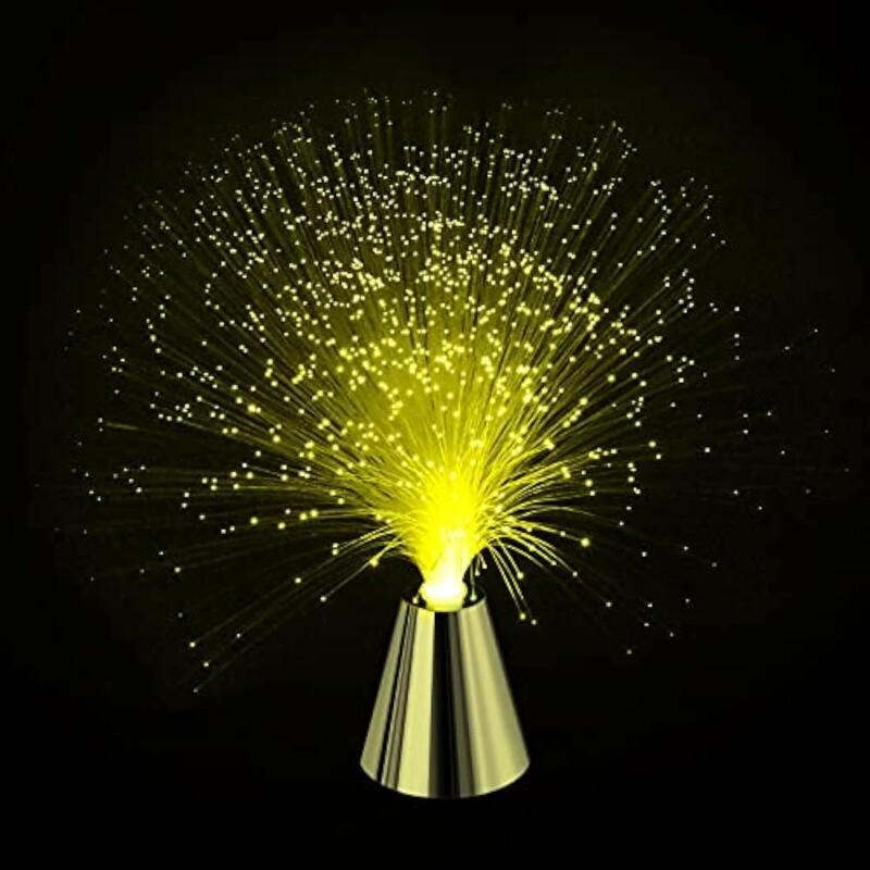 Color-Changing Fiber Optic LED Lamp