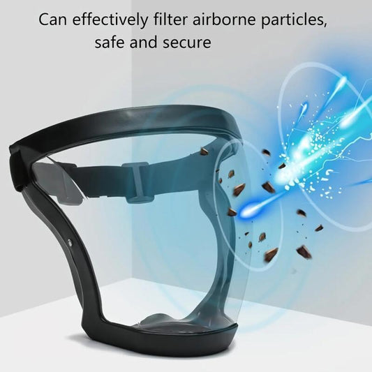 Adjustable Full-Face Protective Shield – Heat & Impact Resistant