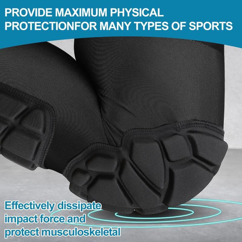Knee & Shin Guard Sleeves – Padded Sports Protection (1 Pair)